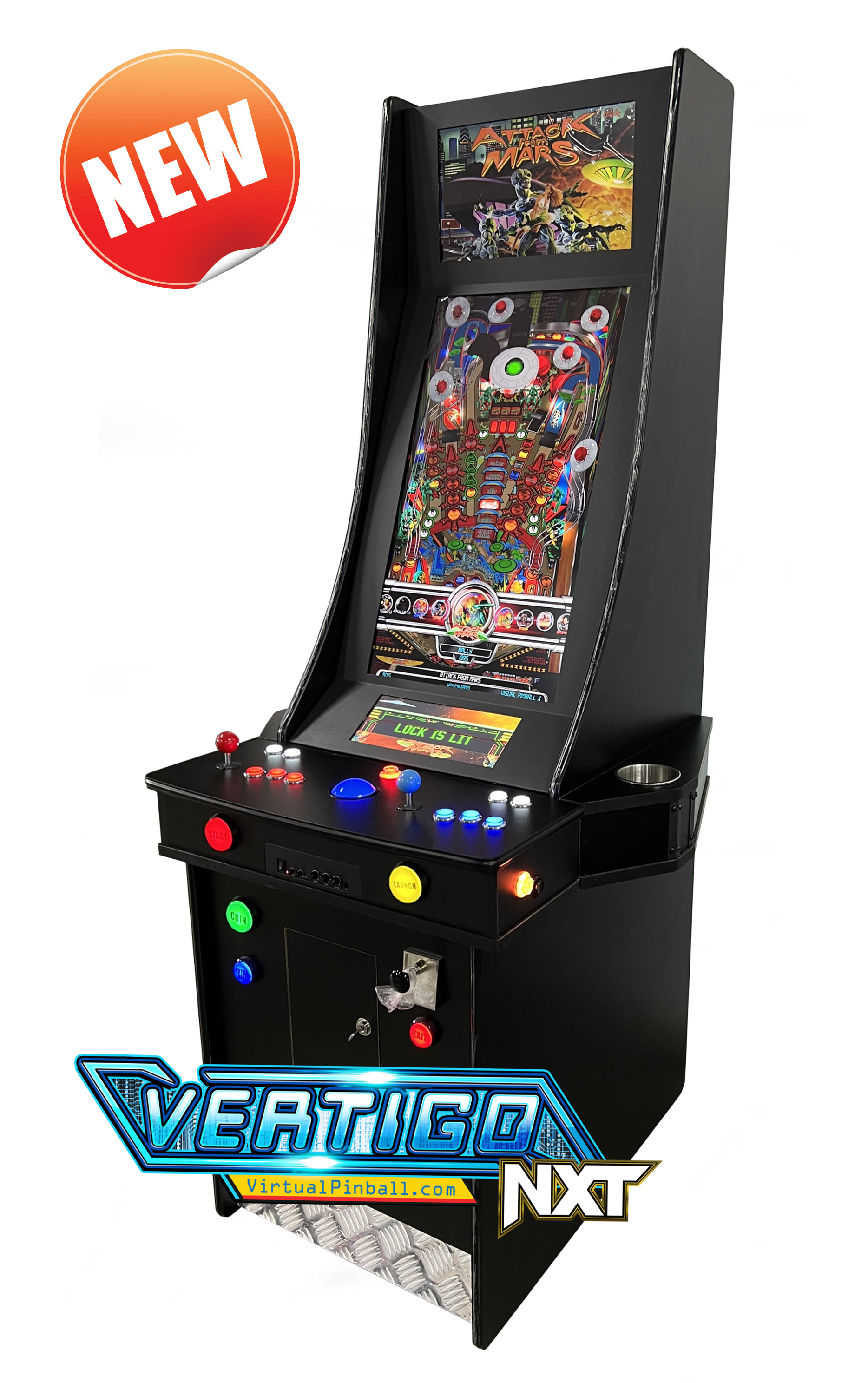 Máquina de pinball virtual de 43 polegadas - FLIPPATASTIC - clube de pinball  - made for arcade